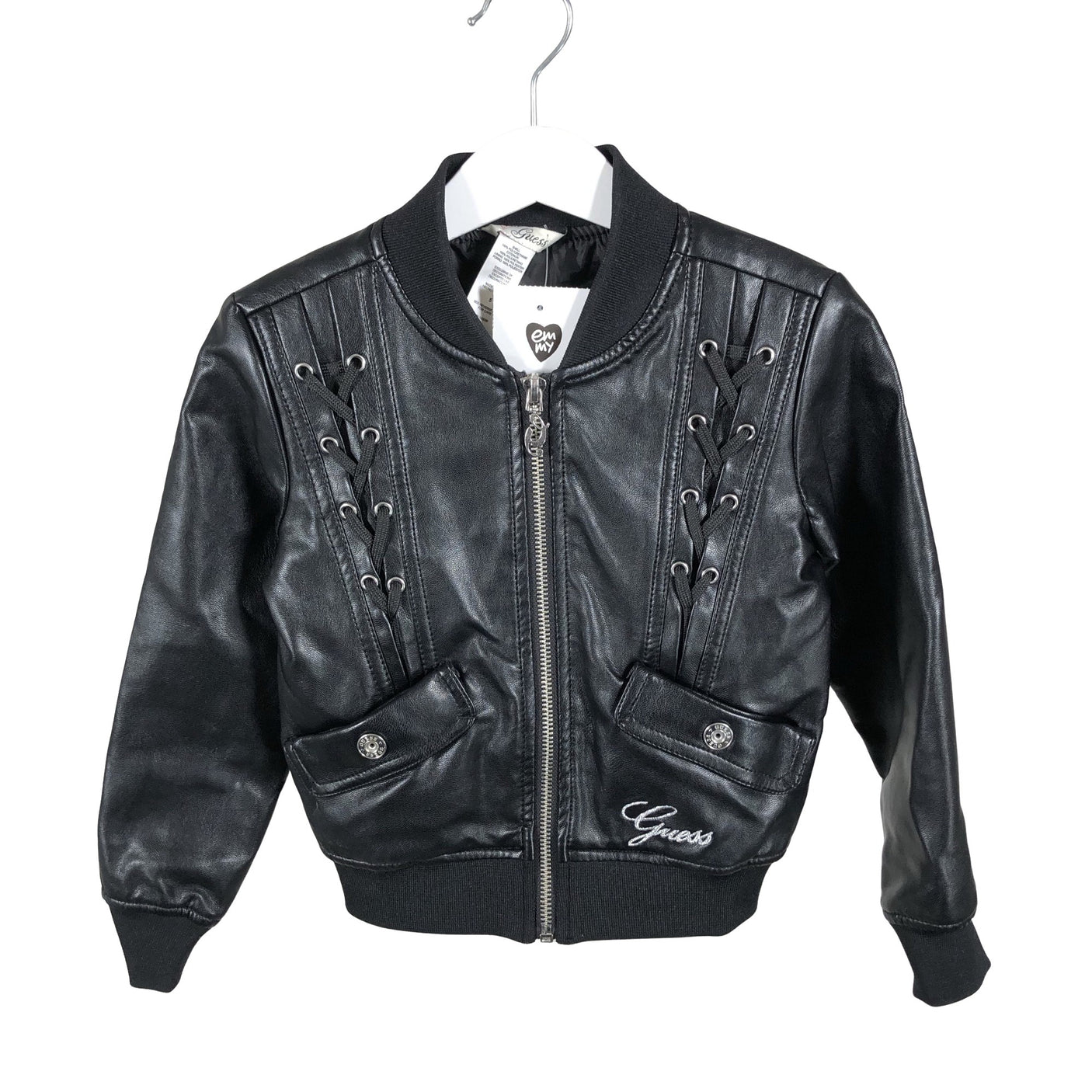 Unisex Guess - Nahktagi, suurus 104 - 110 - Must (2)