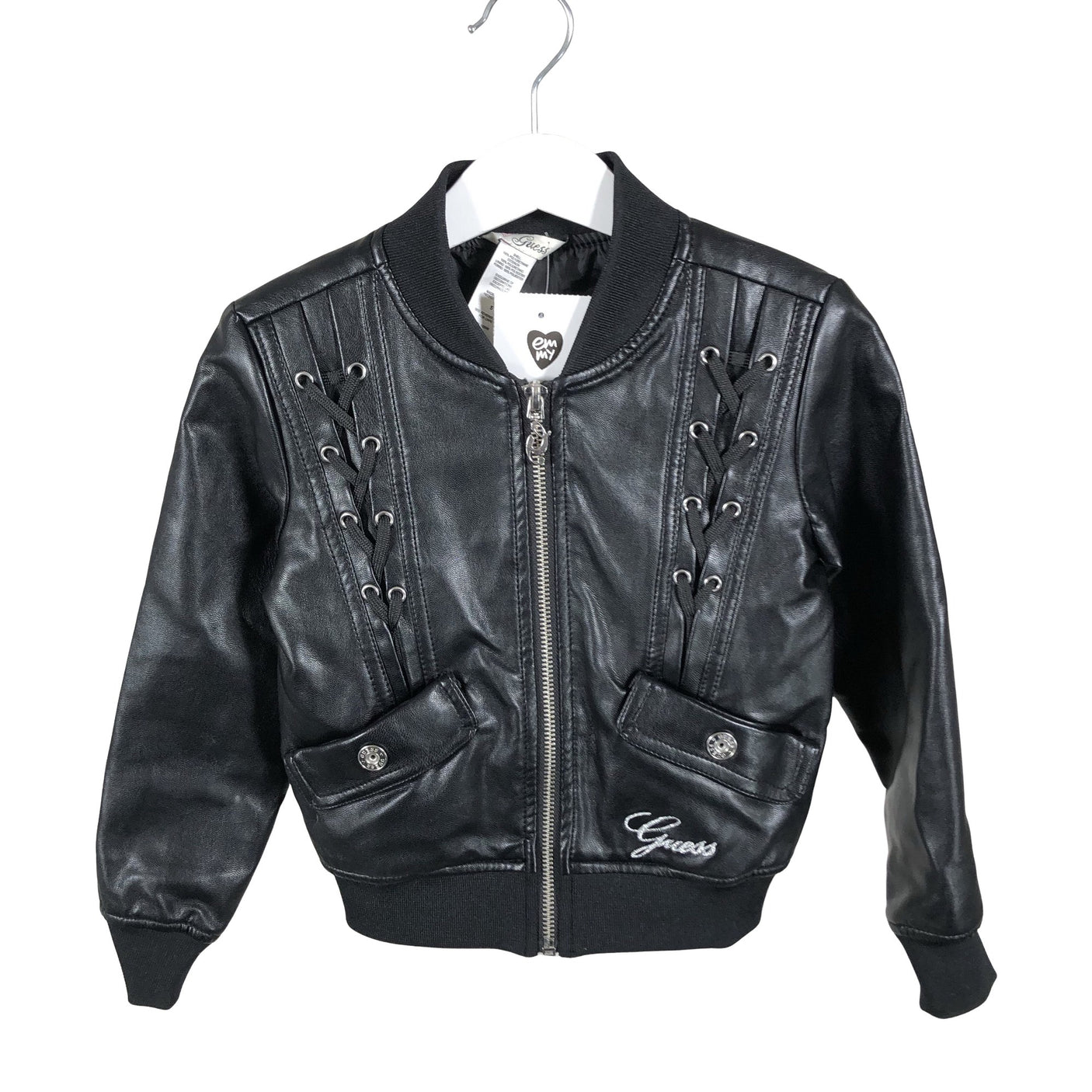 Unisex Guess - Nahktagi, suurus 104 - 110 - Must (1)