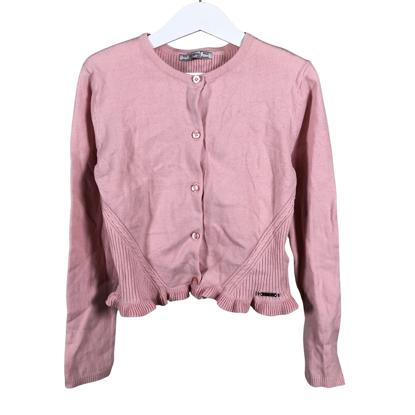 Unisex Mayoral - Kardigan, suurus 128 - 134 - Heleroosa (1)