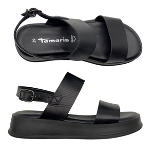 Unisex Tamaris - Rihmikud, suurus 39 - Must (1)