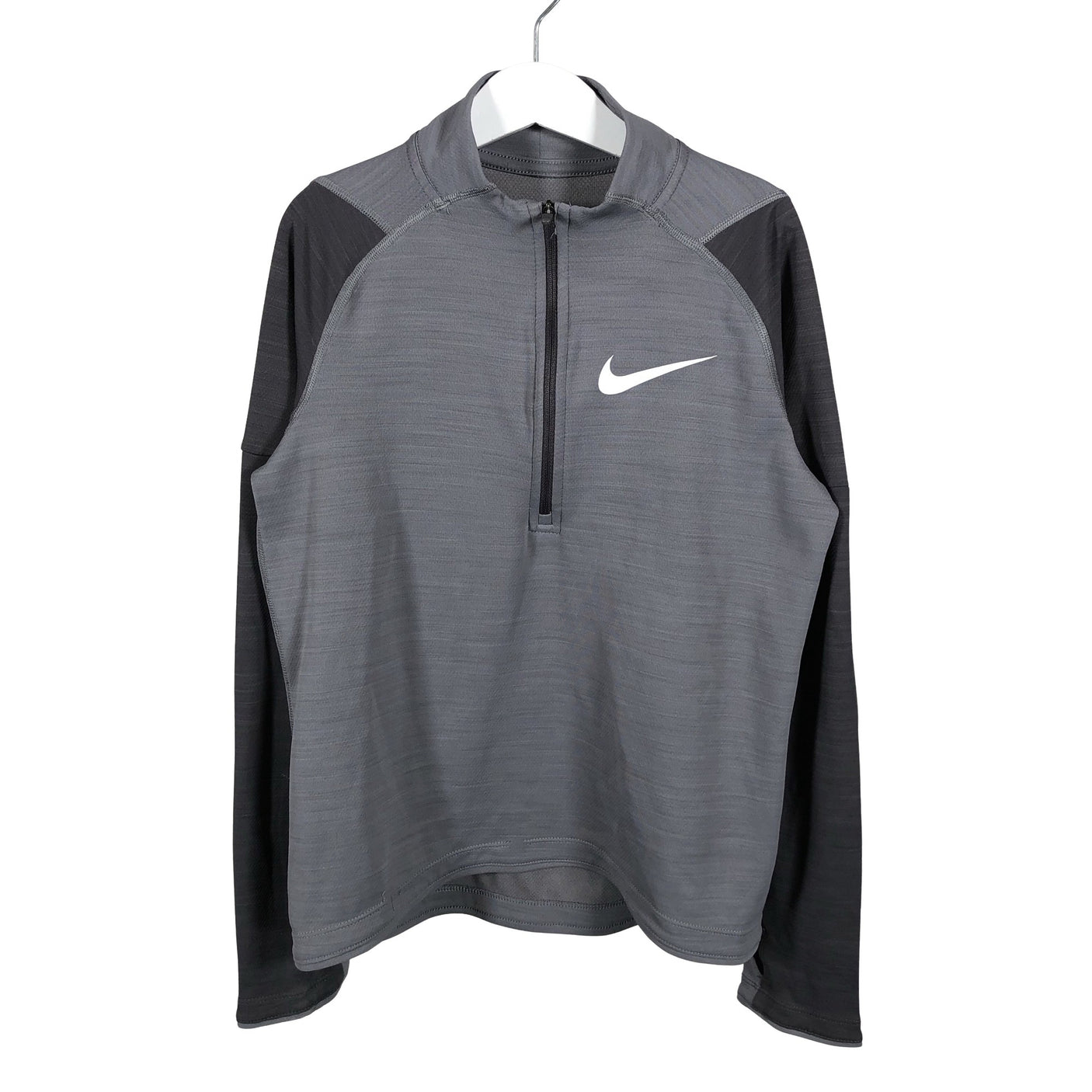 Unisex Nike - Spordisärk, pikad käised, suurus 134 - 140 - Hall (2)