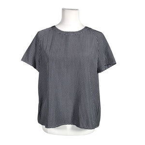 Unisex Opus - Lühikeste käistega pluus, suurus 38 - Sinine (1)