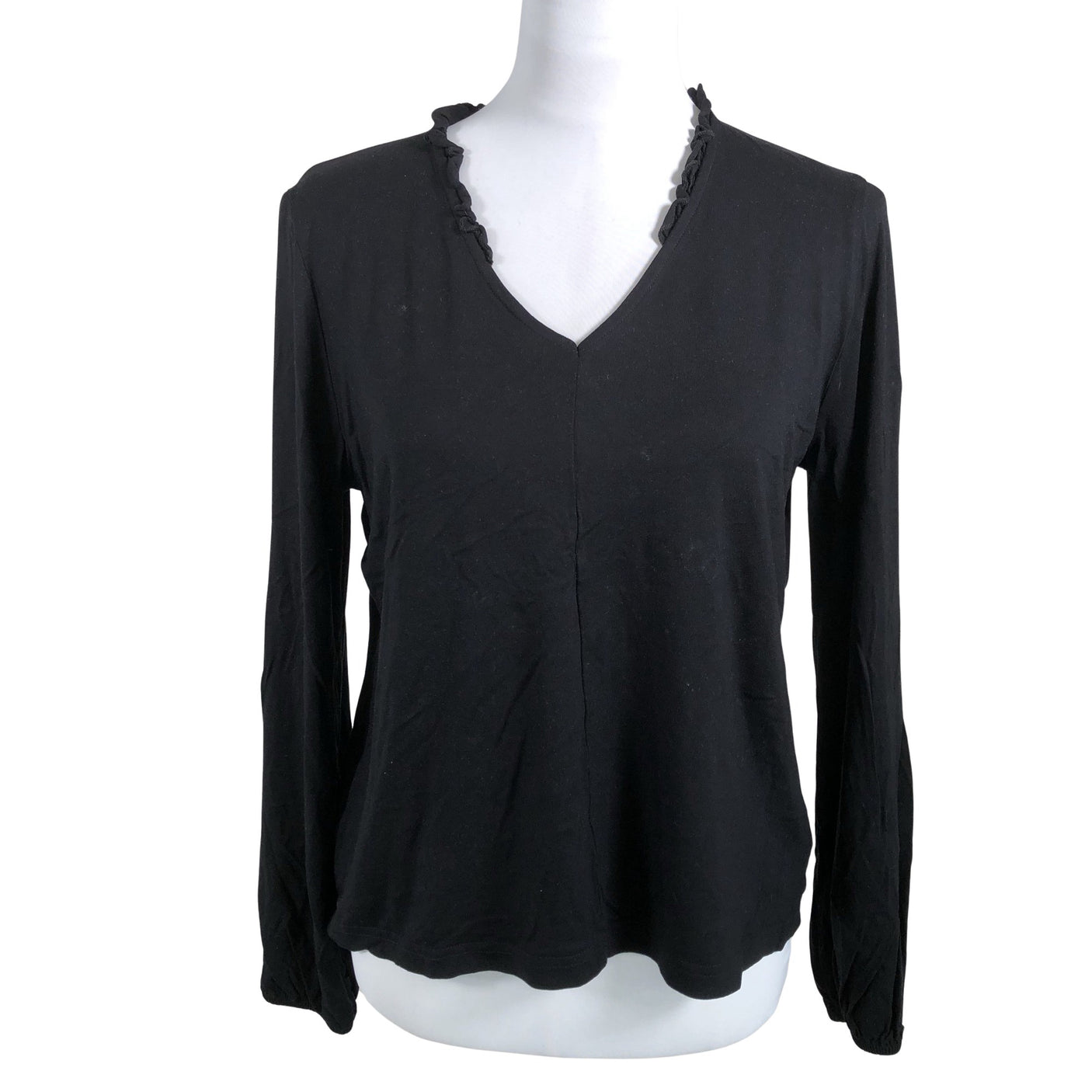 Unisex Nanso - Trikotaažist pluus, suurus 38 - Must (1)