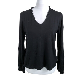 Unisex Nanso - Trikotaažist pluus, suurus 38 - Must (1)