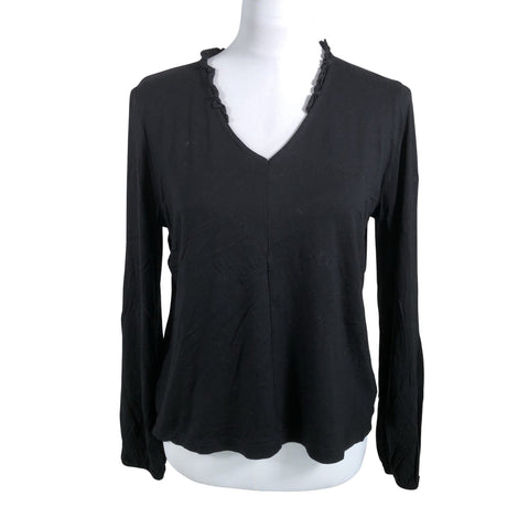 Unisex Nanso - Trikotaažist pluus, suurus 38 - Must ()