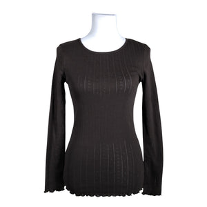 Unisex Skall studio - Trikotaažist pluus, suurus 36 - Pruun (1)
