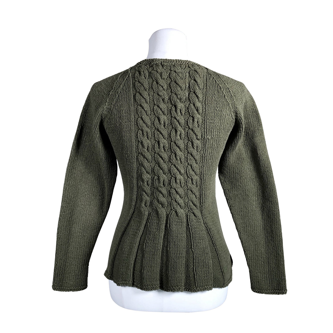 Unisex Handmade - Kardigan, suurus 32 - Roheline (2)