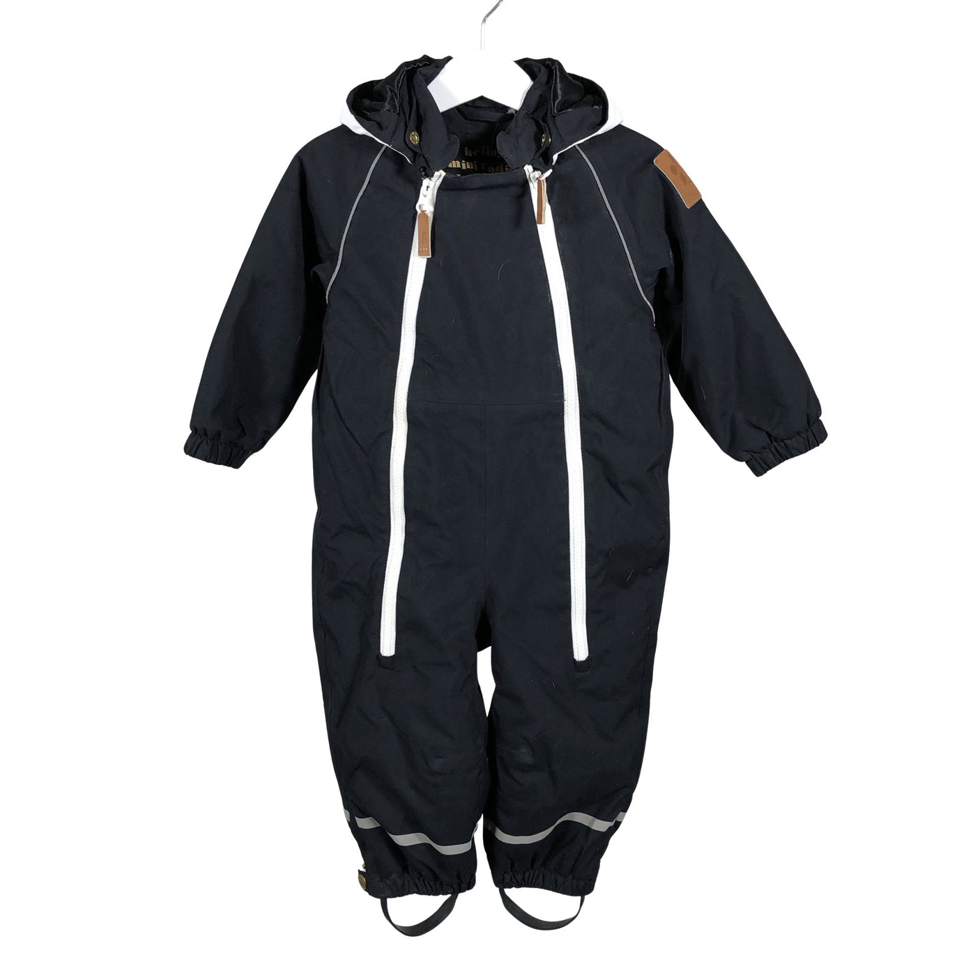Unisex Mini Rodini - Talvekombinesoon, suurus 74 - 80 - Must (1)