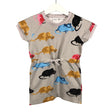 Unisex Mini Rodini - Dressikangast kleit, suurus 92 - 98 - Hall ()