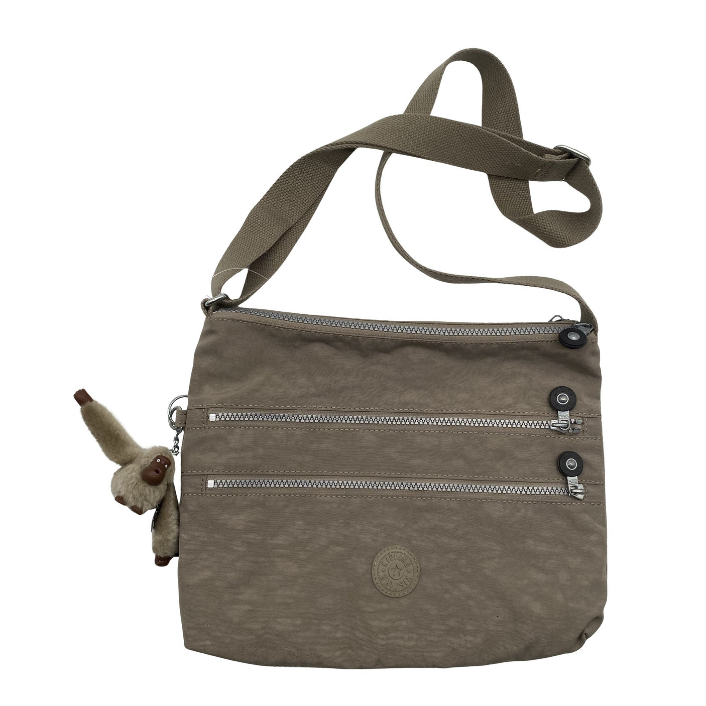 Unisex Kipling - Õlakott, suurus Midi - Beige (1)
