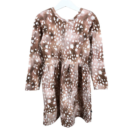 Unisex Kaiko - Trikotaažist kleit, suurus 122 - 128 - Beige (2)