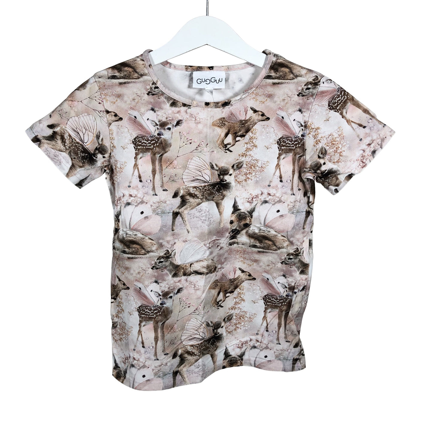 Unisex Gugguu - T-särk, suurus 128 - 134 - Heleroosa (2)