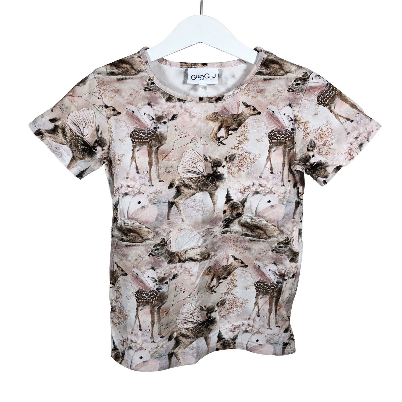 Unisex Gugguu - T-särk, suurus 128 - 134 - Heleroosa (1)