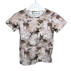 Unisex Gugguu - T-särk, suurus 128 - 134 - Heleroosa (1)