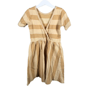 Unisex Mainio - Trikotaažist kleit, suurus 122 - 128 - Kollane (4)