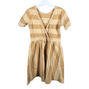 Unisex Mainio - Trikotaažist kleit, suurus 122 - 128 - Kollane (3)