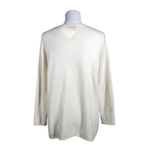 Unisex Davida - Kampsun, suurus 38 - Looduslik valge (3)