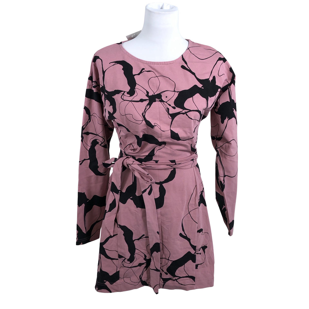 Unisex NOSH - Trikotaažist kleit, suurus 36 - Heleroosa (1)