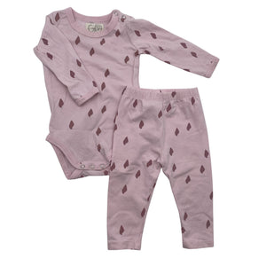 Unisex Gro - Bodi, suurus 56 - 62 - Heleroosa (1)