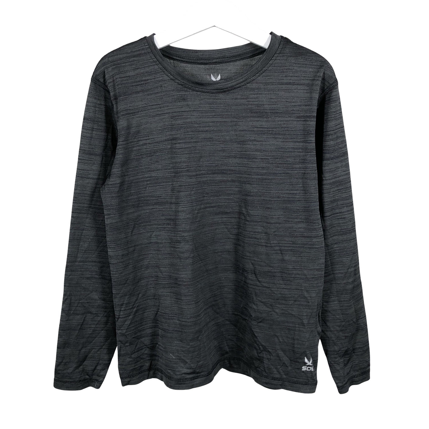 Unisex Soc - Spordisärk, pikad käised, suurus 134 - 140 - Hall (1)