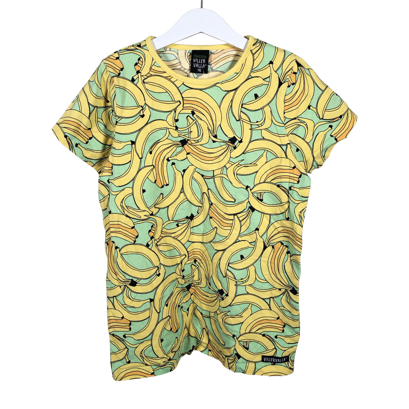 Unisex Villervalla - T-särk, suurus 140 - 146 - Kollane (1)