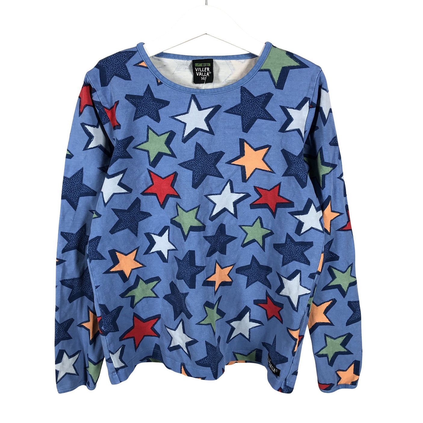 Unisex Villervalla - Trikotaažist pluus, suurus 134 - 140 - Sinine (1)