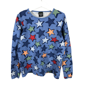 Unisex Villervalla - Trikotaažist pluus, suurus 134 - 140 - Sinine (1)