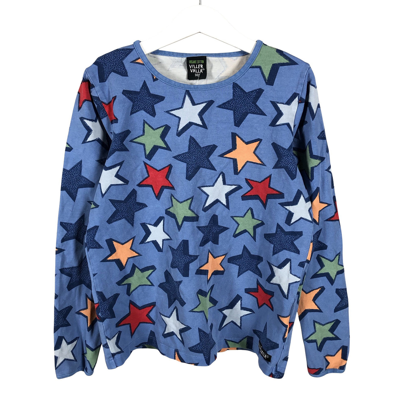 Unisex Villervalla - Trikotaažist pluus, suurus 134 - 140 - Sinine (2)