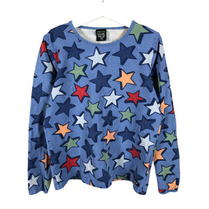 Unisex Villervalla - Trikotaažist pluus, suurus 134 - 140 - Sinine (2)