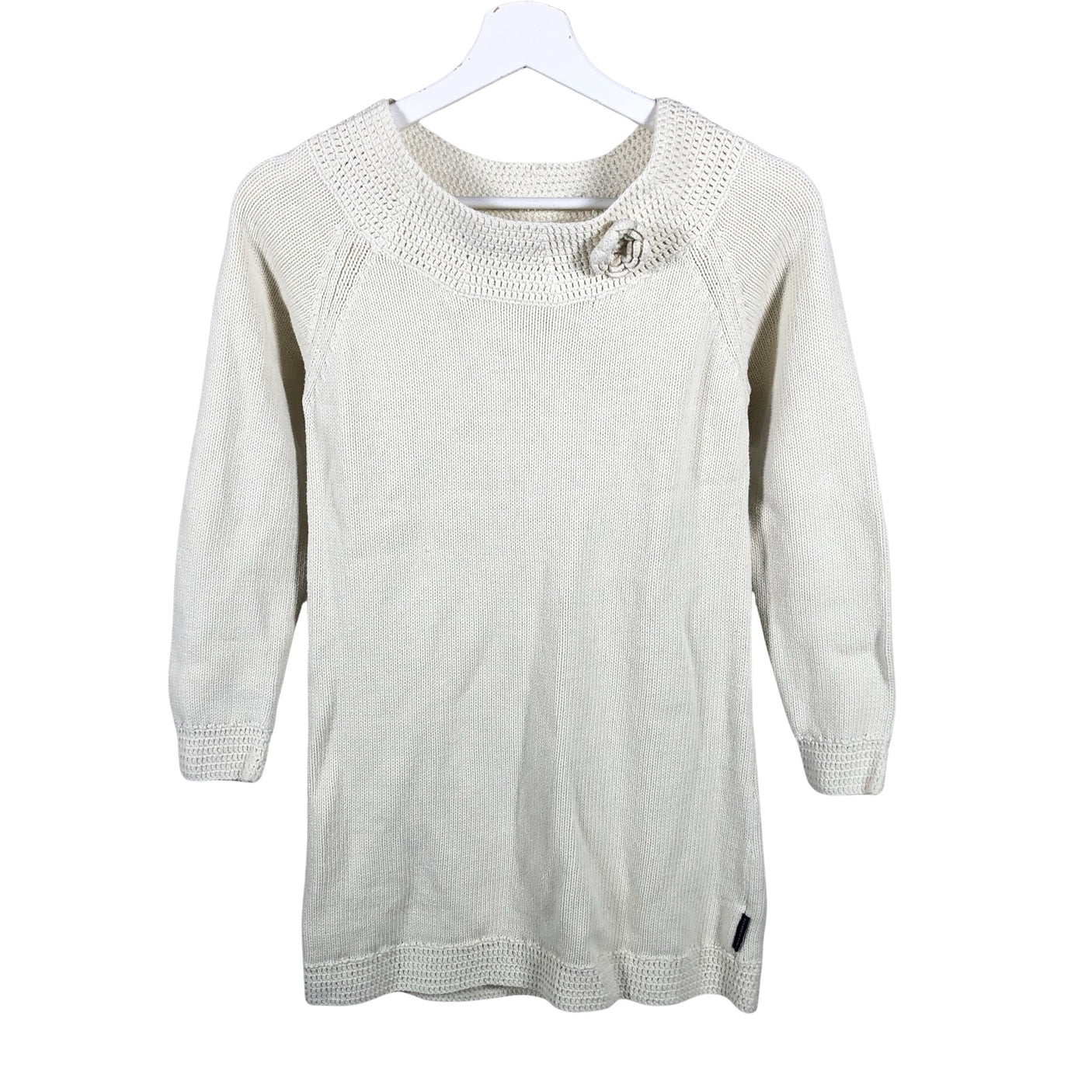 Unisex Polarn O. Pyret - Kootud kleit, suurus 146 - 152 - Looduslik valge (1)