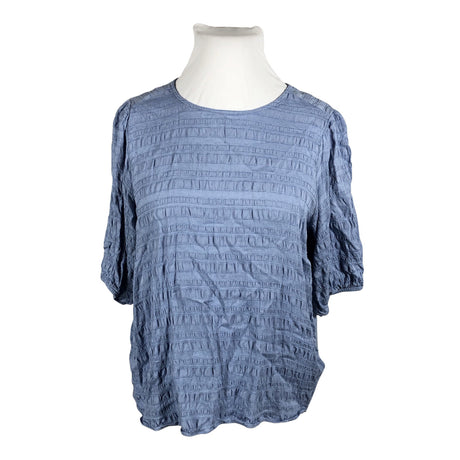 Unisex Per Una by Marks & Spencer - Lühikeste käistega pluus, suurus 48 - Helesinine ()
