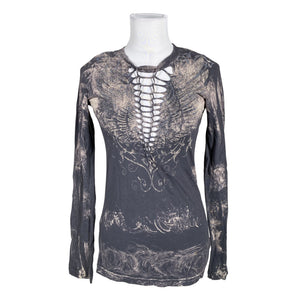 Unisex Affliction - Trikotaažist pluus, suurus 32 - Hall (1)