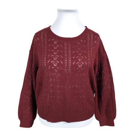Unisex Rodier - Kampsun, suurus 44 - Veinipunane ()