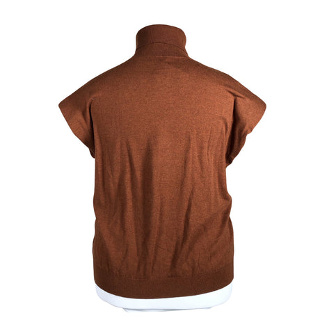 Unisex Rodier - Kootud vest, suurus 42 - Pruun (2)