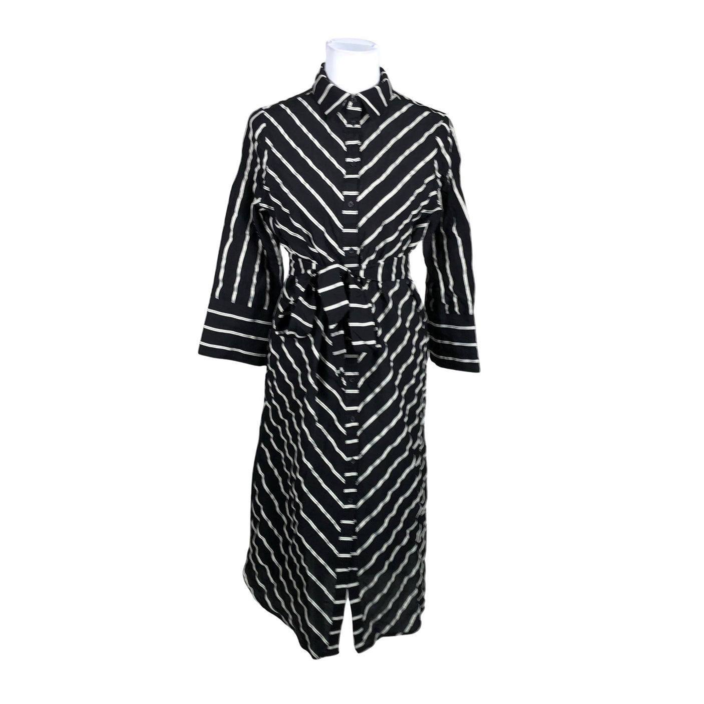 Unisex Lindex - Mitteveniv kleit, suurus 36 - Must (1)