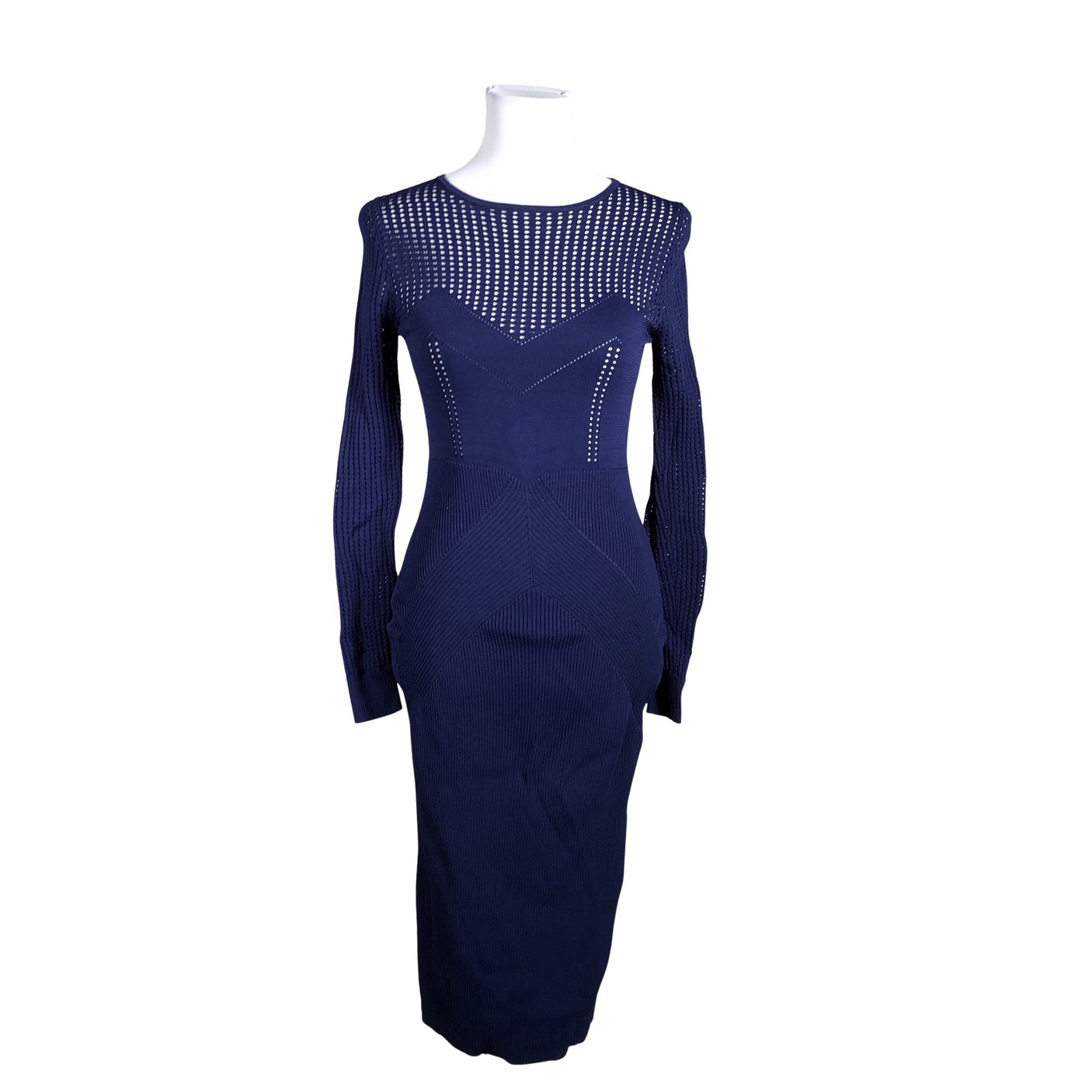 Unisex Karen Millen - Kootud kleit, suurus 36 - Sinine (1)