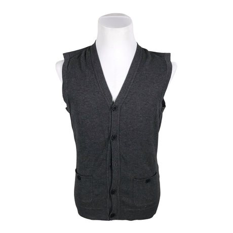 Unisex Bläck - Kootud vest, suurus L - Hall ()