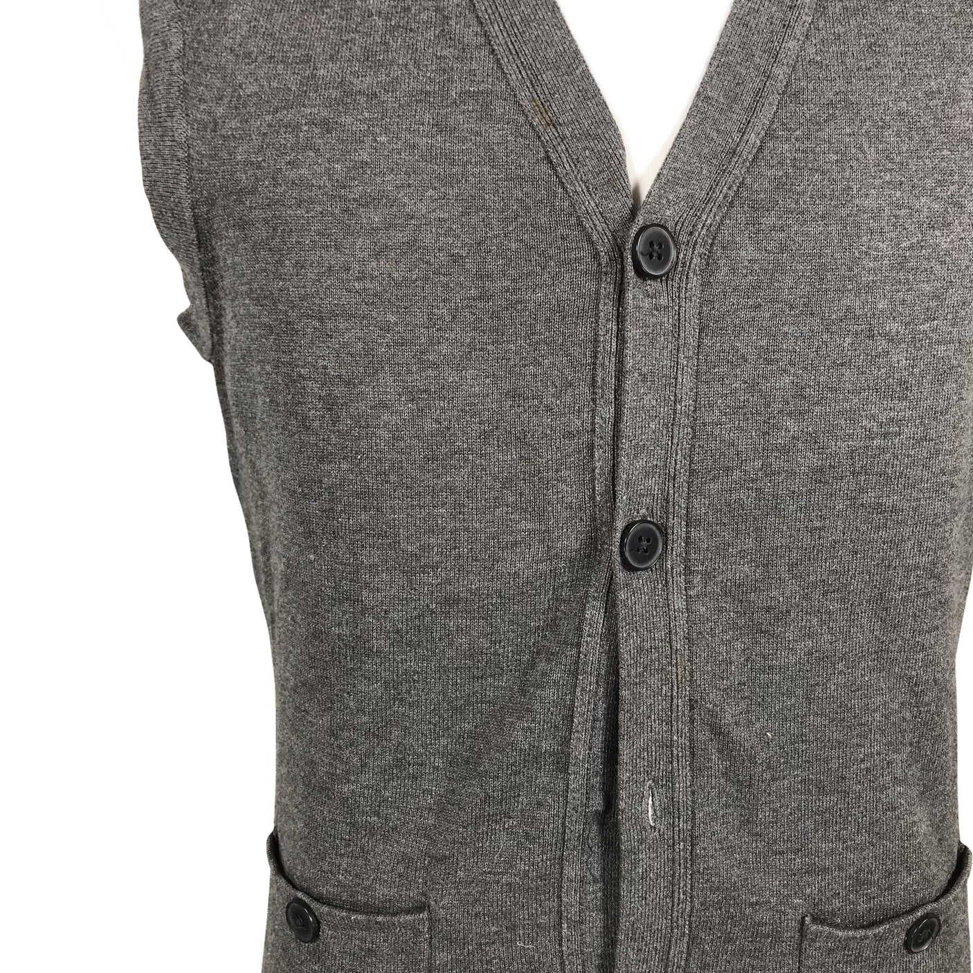 Unisex Bläck - Kootud vest, suurus L - Hall (2)