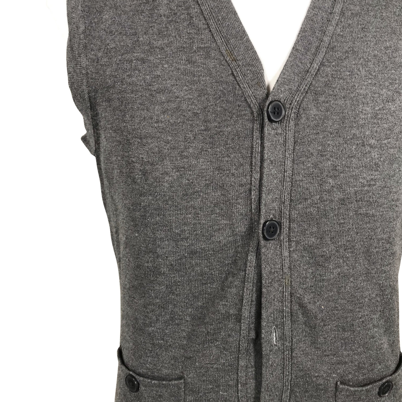 Unisex Bläck - Kootud vest, suurus L - Hall (3)