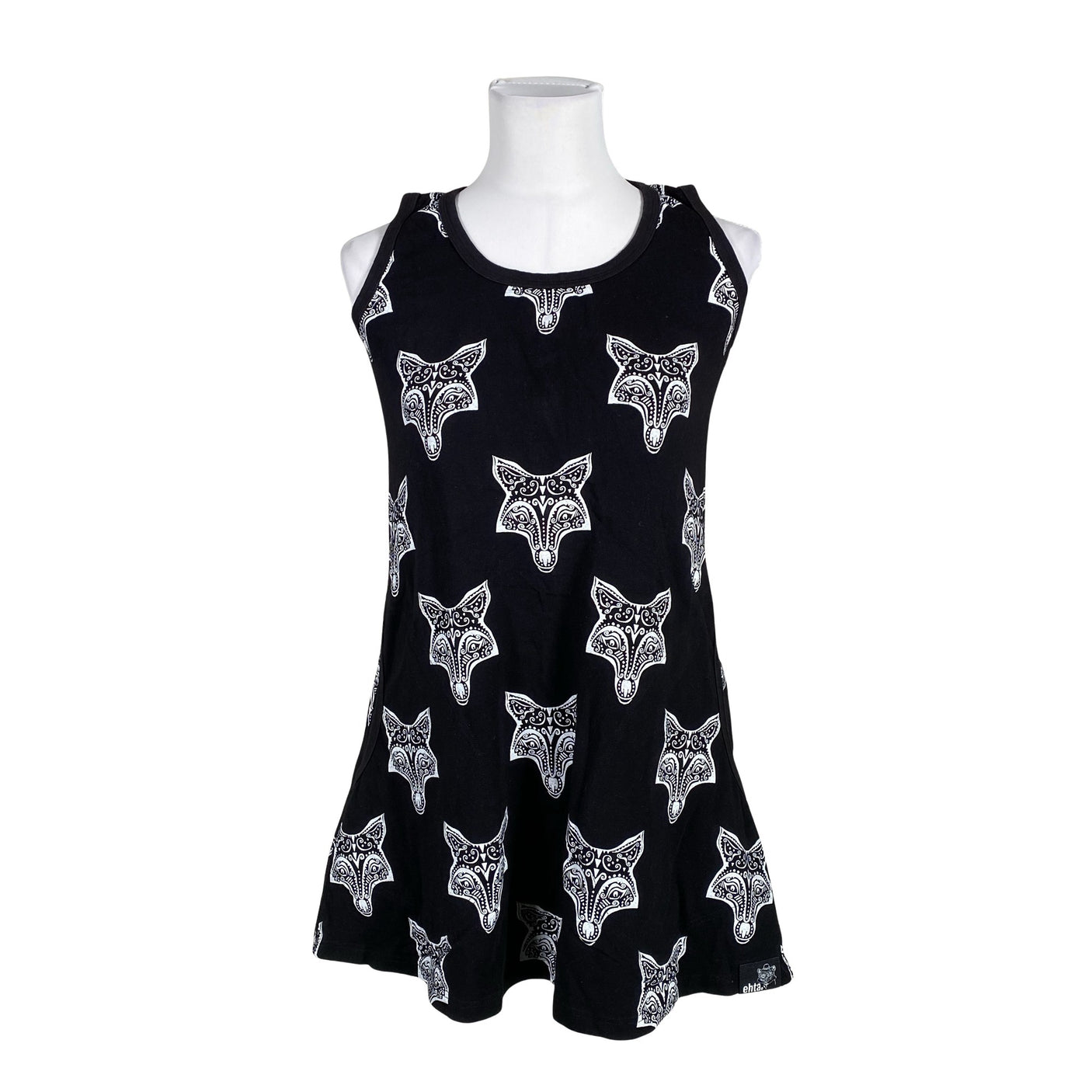 Unisex Ehta - Trikotaažist kleit, suurus 38 - Must (1)