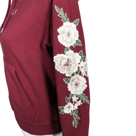 Unisex Siksilk - Dressipluus, suurus 38 - Veinipunane (2)