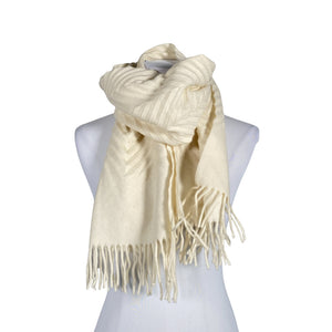Unisex Le Chameau - Õhuke sall, suurus Midi - Looduslik valge (1)