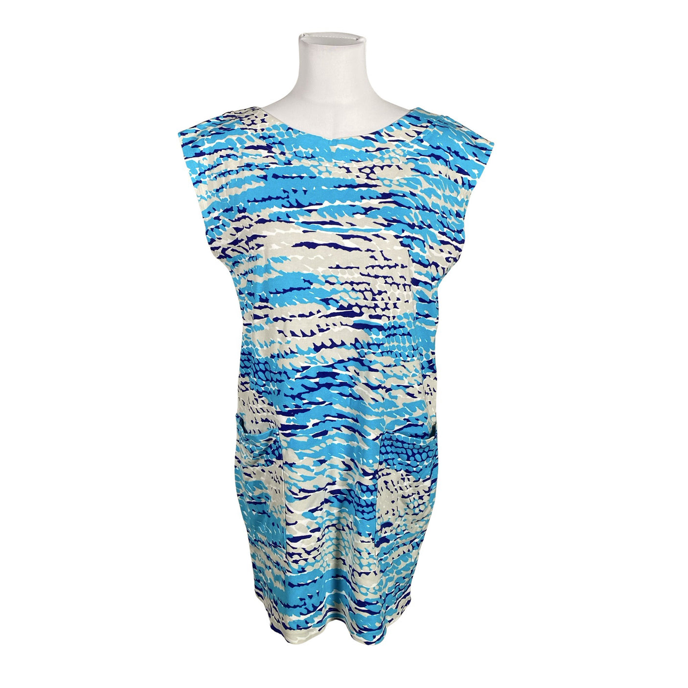 Unisex Nanso - Trikotaažist kleit, suurus 38 - Türkiis (1)