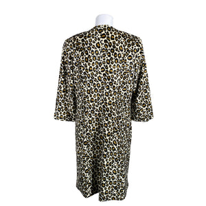 Unisex Muotikuu - Kunstkarusnahast mantel, suurus 40 - Pruun (2)
