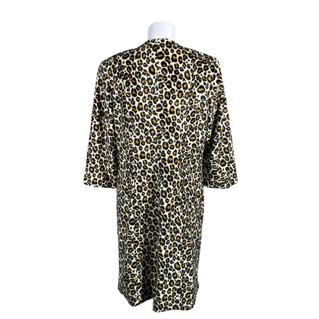 Unisex Muotikuu - Kunstkarusnahast mantel, suurus 40 - Pruun (2)