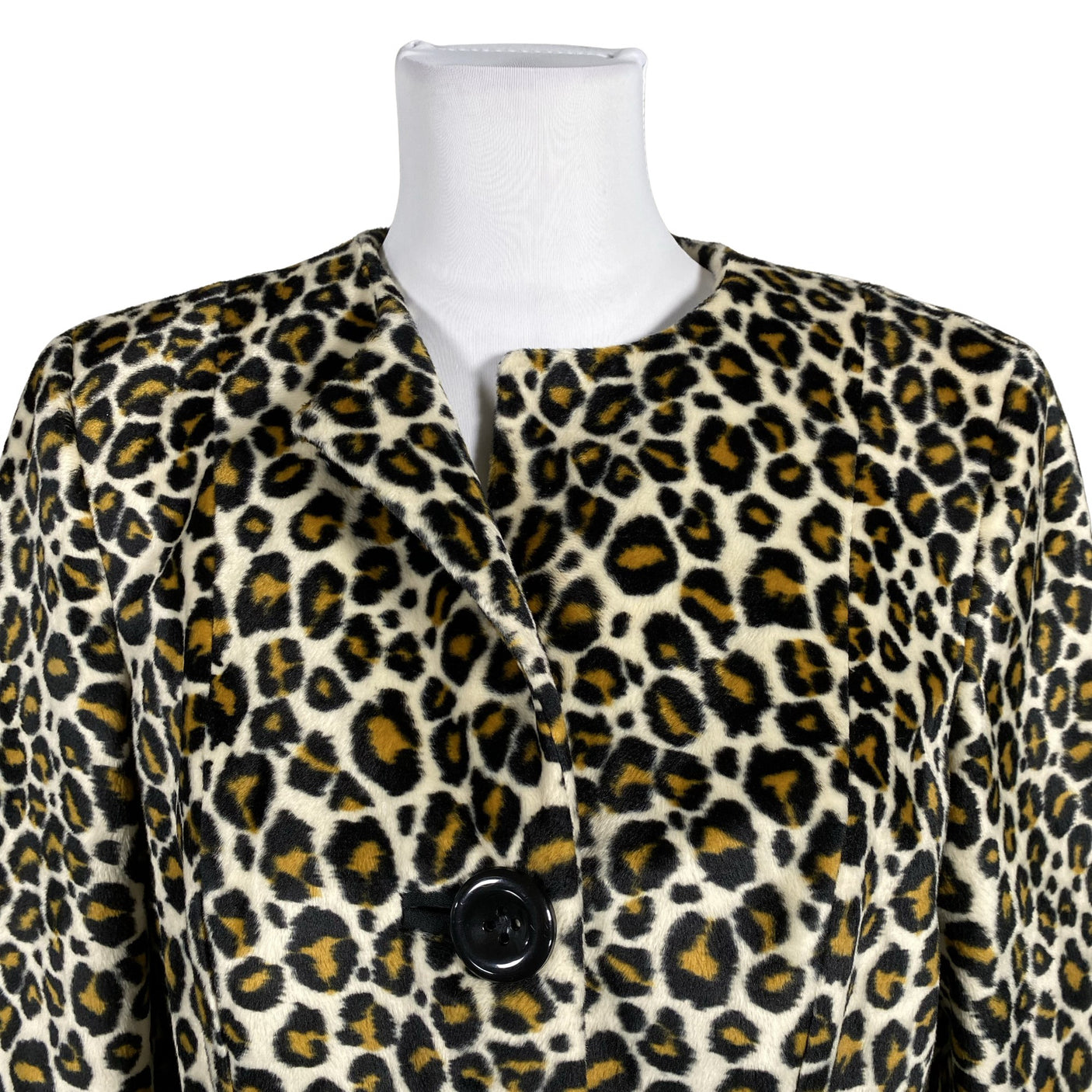 Unisex Muotikuu - Kunstkarusnahast mantel, suurus 40 - Pruun (3)