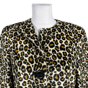 Unisex Muotikuu - Kunstkarusnahast mantel, suurus 40 - Pruun (3)