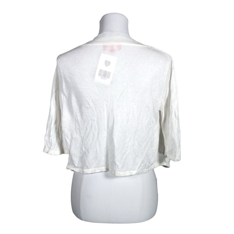 Unisex Derhy - Kootud boolero, suurus 40 - Valge (2)