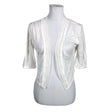 Unisex Derhy - Kootud boolero, suurus 40 - Valge ()