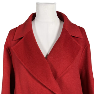 Unisex MaxMara Studio - Villane mantel, suurus 40 - Punane (3)